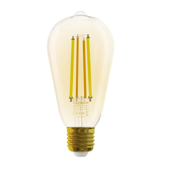 WiFI LED-glödlampa ST64 E27 Sonoff B02-F-ST64