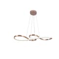 Miniatyrbillede 1 af 2: Pendellampe, Moderne Design, Fjernbetjeningsfunktionalitet,Dæmpning med fjernbetjening, Guld L75cm 50W