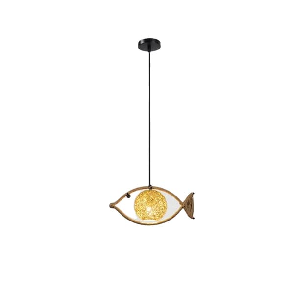 Fiskformad Kandelaber, 2 Huvud Design, E27 Lampa Kompatibel,ingen glödlampa, Enkel huvud