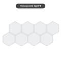 Miniatyrbild 1 av 2: Modulära hexagonala LED-vägglampor, beröringskänslig kontroll, enkel installation,8, EU