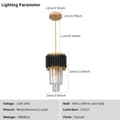Miniatyrbild 2 av 2: Modern taklampa, energieffektiv, dimbar funktionalitet,20cm svart