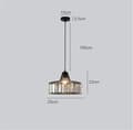 Miniatyrbild 2 av 2: Kristallkrona, Modern Design, LED-belysning,1 ljus -Svart, ingen glödlampa
