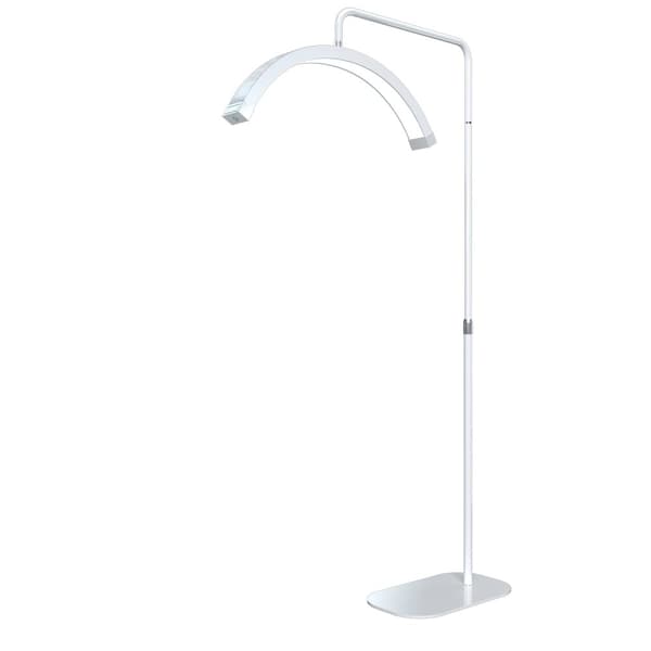 LED Halvmåne Lampa, Justerbar Ljusstyrka 0%-100%, Hög CRI 90+,VIT FT-Y9