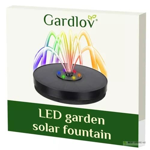 Solcellsdriven trädgårdsfontän LED Gardlov 23227