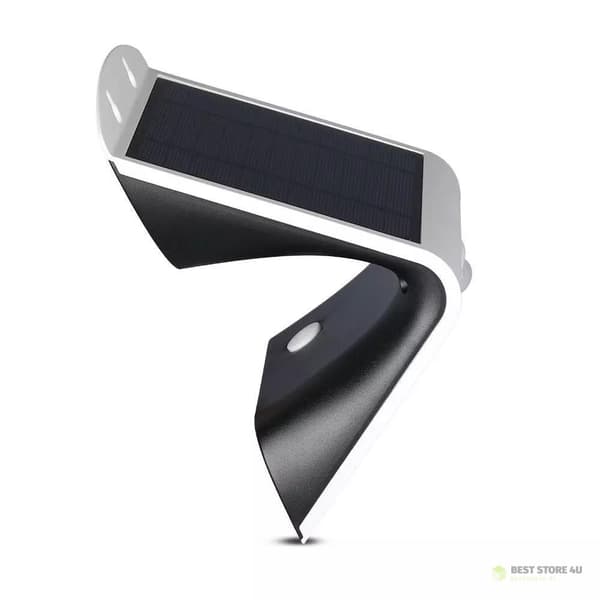 Solcellsprojektor 3W LED Vit+Svart V-TAC VT-768 4000K 400lm