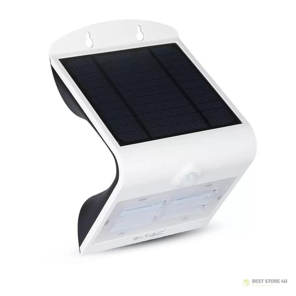 Solcellsprojektor 3W LED Vit+Svart V-TAC VT-768 4000K 400lm