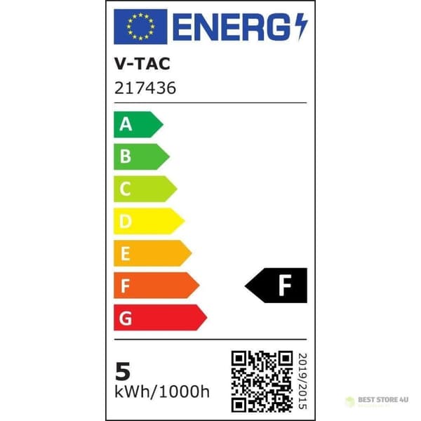 V-TAC Havegirlande (kæde) LED 5 meter 10 pærer 0,5W VT-70510 3000K 480lm