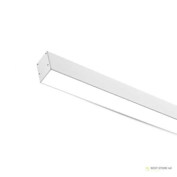 V-TAC Aluminiumprofil 2mb Anodiserad, Mjölkfärgad 50x75mm VT-8127