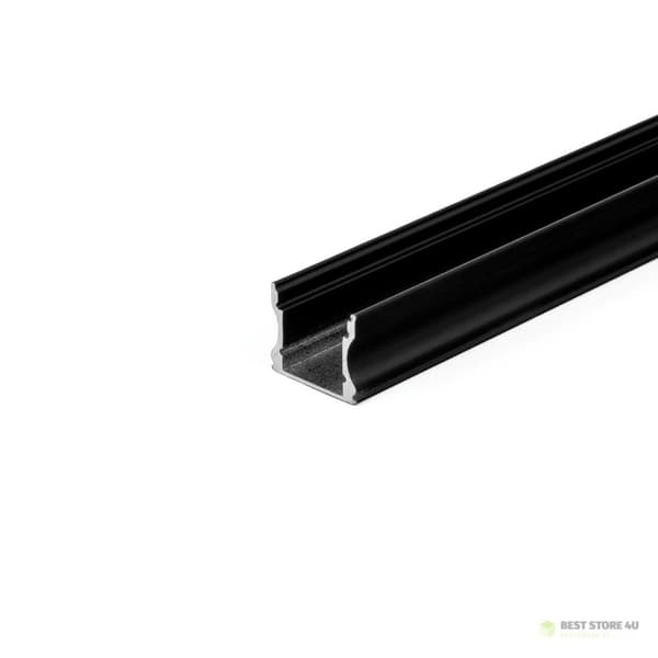 V-TAC Aluminiumprofil 2mb Svart, Svart Hölje VT-8110