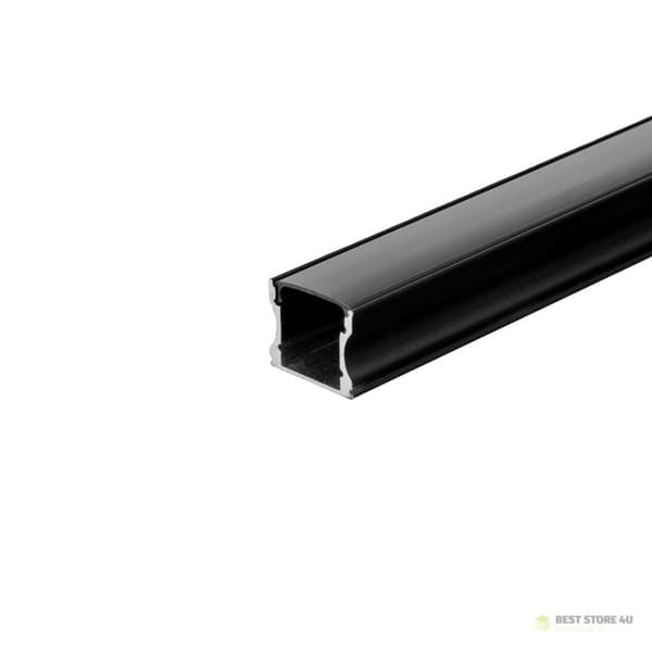 V-TAC Aluminiumprofil 2mb Svart, Svart Hölje VT-8110