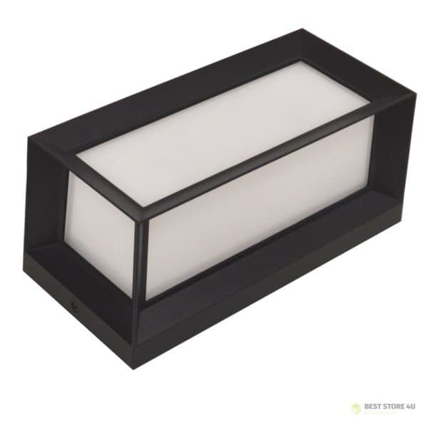 LED-fasadarmatur Falin 12W 4000k svart IP54