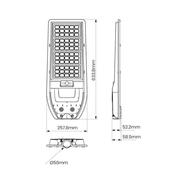 SOLLANTERNE VIA 150W 1800LM 6000K