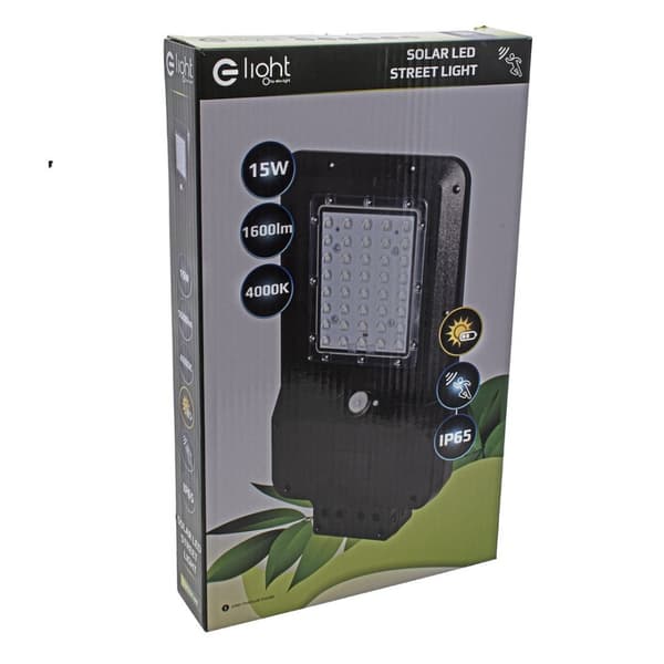 SOLAR GATULAMPA 15W 4000K