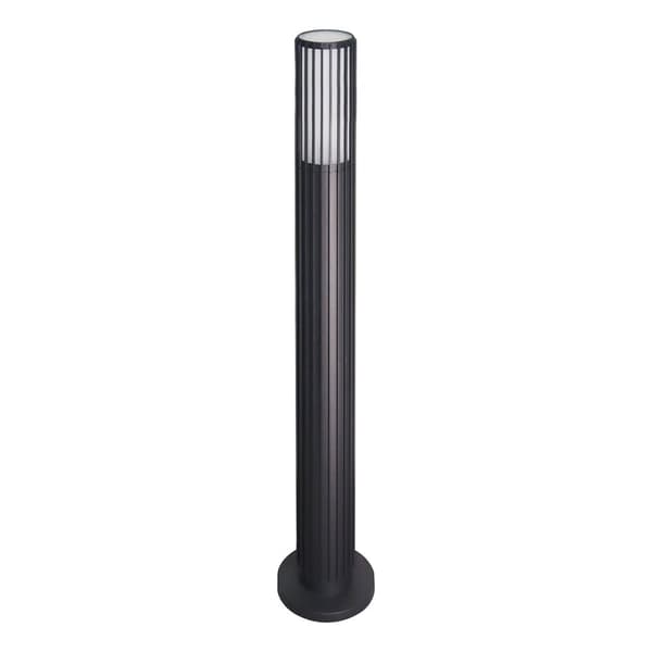 VERTIKAL SVART TRÄDGÅRDSLAMPA 1XGU10 IP44