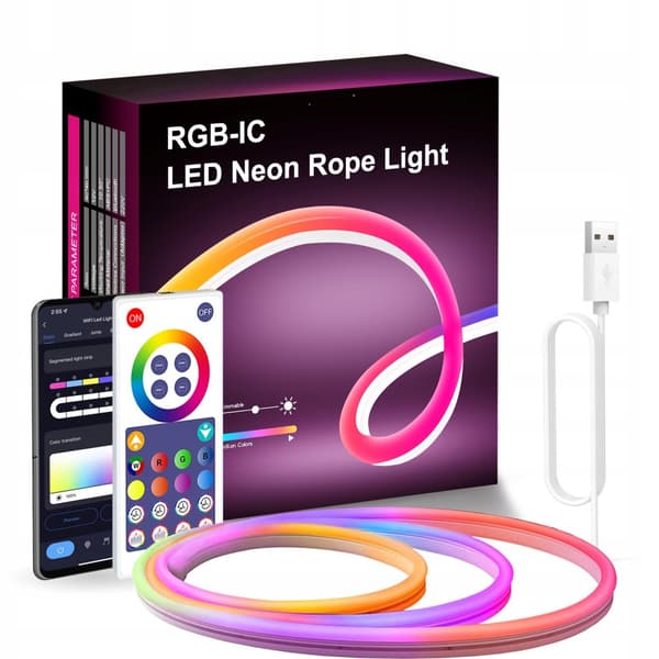 LED-STRIP Bluetooth Tuya 16 millioner FARVER FARVENUEFORMAT
