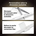 Miniatyrbillede 6 af 6: HUE -mood Hvid og farve - Philips - Lysstrimler indendørs plus - 2 m - Bluetooth