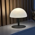 Miniatyrbild 3 av 4: Sladdlös bordslampa - LUMISKY - NEPTUNE ROCK - H20 cm - Stålfot - Grå - Varmvit och vit LED