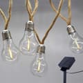 Miniatyrbillede 4 af 5: Solcellelyskæde - LUMISKY - FANTASY CORD SOLAR - 7,50 m - Reb 10 transparente lys - Varm hvid LED