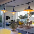 Miniatyrbild 4 av 4: Solcellsgirlang för utomhusbelysning - LUMISKY - VINTY LIGHT SOLAR - 6 m - 10 glödlampor - varmvit LED