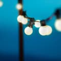 Miniatyrbild 4 av 4: Solcellsljusslinga - LUMISKY - PARTY MILKY SOLAR - 5,70 m - 8 lägen - 10 varmvita LED-kulor