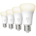 Miniatyrbild 1 av 6: Philips Hue White, E27 ansluten LED-lampa, motsvarande 60 W, 800 lumen, Bluetooth-kompatibel, 4-pack