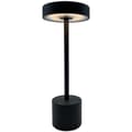 Miniatyrbild 1 av 5: Sladdlös bordslampa - LUMISKY - ROBY - H30 cm - Aluminium Touch - Mörkgrå - LED