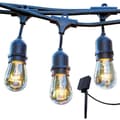 Pikkukuva 1 / 5: Aurinkokennovalosarja - LUMISKY - MAFY SOLAR - 6,50 m - 10 vintage-lamppua - lämmin valkoinen LED