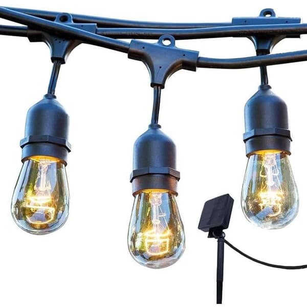 Aurinkokennovalosarja - LUMISKY - MAFY SOLAR - 6,50 m - 10 vintage-lamppua - lämmin valkoinen LED