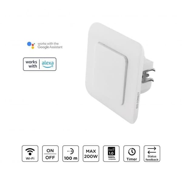 Sæt med 2 lyskontakter - DiO CONNECT - REV-KIT-06
