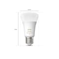 Miniatyrbild 6 av 6: Kit Start LED - ansluten LED Philips Hue Vit - 10.5W - Lot 2 E27 - Hue Fjärrkontroll