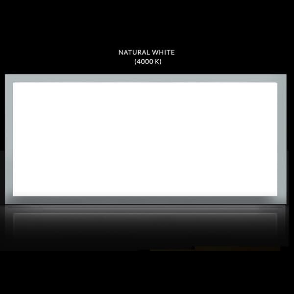 Maclean LED-panel, takbelysning, tunn 40W, 3200lm, 1195x295x8mm, neutralvit (4000K), raster, FLIMMERFRI, MCE545 NW
