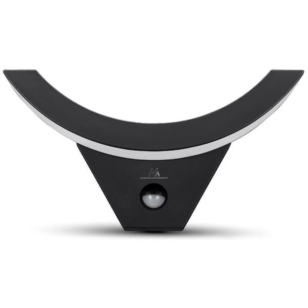 Maclean Energy MCE290 B LED-lampa med infraröd rörelsesensor 800 lm 10 W IP54 svart