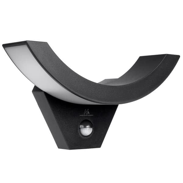 Maclean Energy MCE290 B LED-lampa med infraröd rörelsesensor 800 lm 10 W IP54 svart