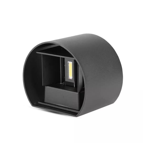 LED væglampe V-TAC VT-756-B 5W IP65 4000K 700lm (SKU 217090) Sort