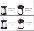 Miniatyrbillede 3 af 5: Bomclap Solar Folding Camping Lantern 3 Blade - USB-opladning & IP65 Robust Udendørs Lanterne til Camping, Nødbelysning og Markedsboder