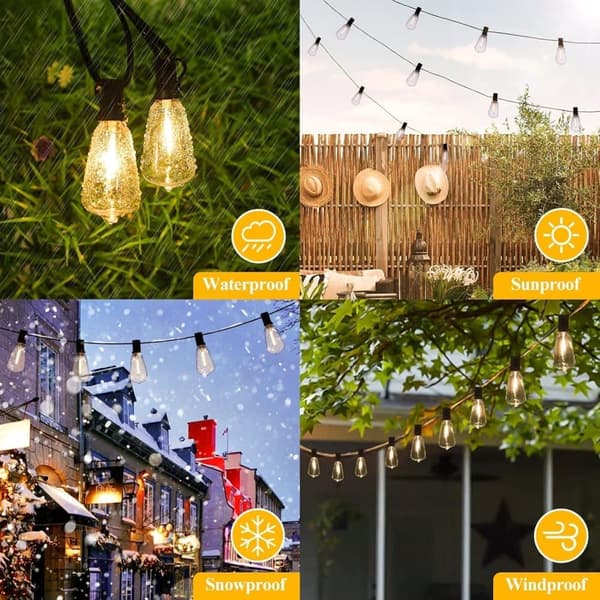 Bomclap 11m Solar Flood Lights med fjernbetjening - Vandtæt dæmpbar udendørs belysning 30 + 1 LED ST38 3 tilstande til baghaven