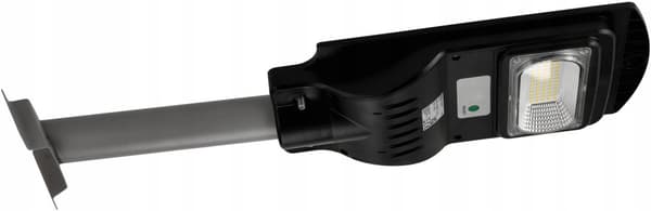 Gadelampeholder Metalmast 48mm Grå Stål