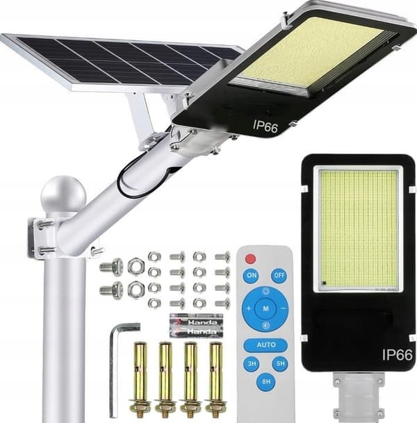 TEHOKAS LED-AURINKOVALAISIN 2200 W HÄMÄRÄTUNNISTIMELLÄ KATULLA VOGLER VÖGLER VP