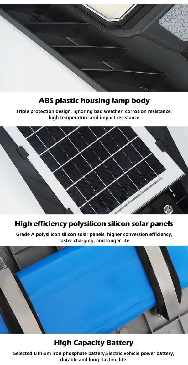 KRAFTFULL SOLAR LED-LAMPA VOGLER 1200W med RADAR-rörelse- och skymningssensor