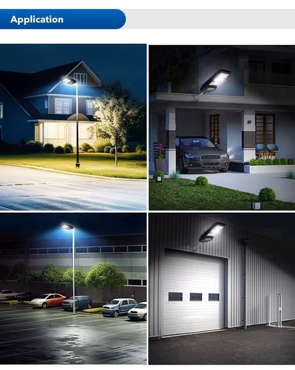 TEHOKAS LED-AURINKOVALAISIN VOGLER 800W RADAR-liike- ja hämärätunnistimella