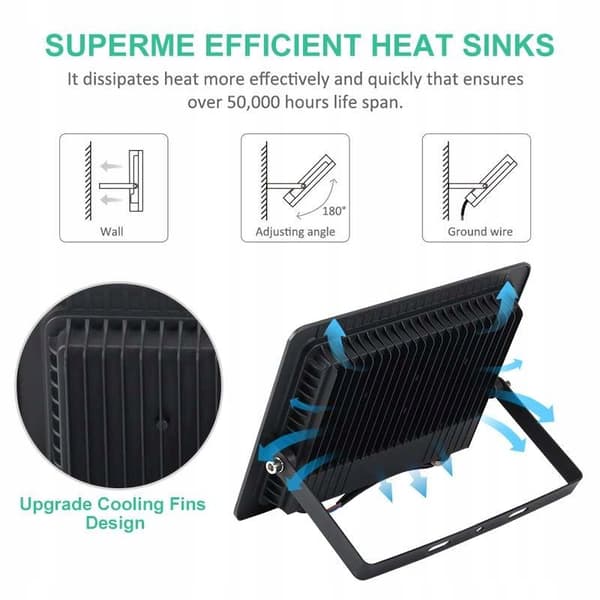 HALOGEN 300 W LED + SENSOR strålkastare med rörelsesensor