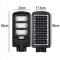Pikkukuva 7 / 8: TEHOKAS katuvalaisin 1200 W hämärän liiketunnistimella, aurinkokäyttöinen VOGLER