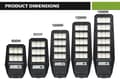 Pikkukuva 4 / 11: TEHOKAS VOGLER AURINKO-LED-LAMPPU 1000 W TUTKALLA, LIIKE- JA HÄMÄRÄTUNNISTIMELLÄ