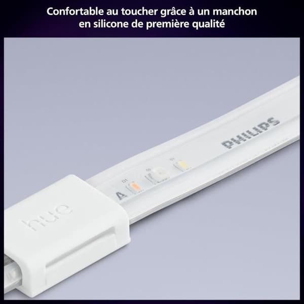 Ansluten list - Philips Hue - Solo Lightstrip - 5 m - Vit - Integrerad LED