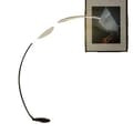 Miniatyrbild 1 av 2: Nordisk LED Golvlampa, Dimbar Belysning, Modern Design,Trikolor dimning, Svart A