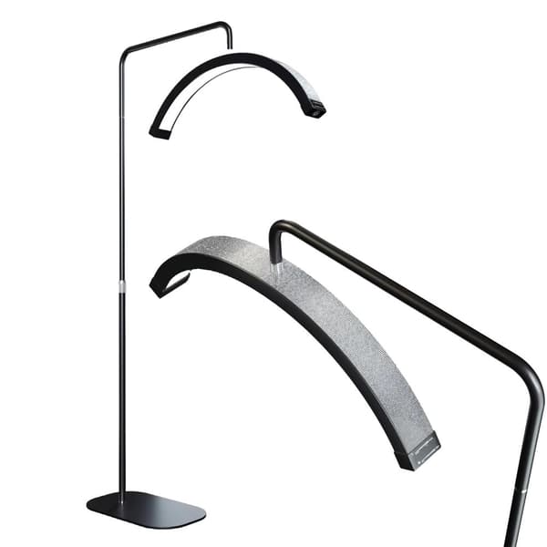 LED Videolampa, Justerbar Färgtemperatur 3200K-5600K, 45W Hög Effekt,Y9 Black-do 28 tum