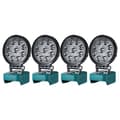 Miniatyrbild 2 av 2: LED Arbetslampa, 27W Effekt, 2000 Lumen Ljusstyrka,4Pack LED-lampa, 27W
