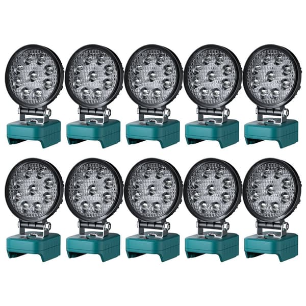 LED Arbejdslys, 27W Effekt, 2000 Lumen Lysstyrke,10Pak LED Lys, 27W