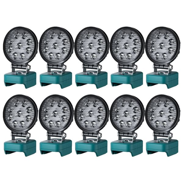 LED-työvalo, 27W teho, 2000 lumenin kirkkaus,10-pack LED-valo, 27W