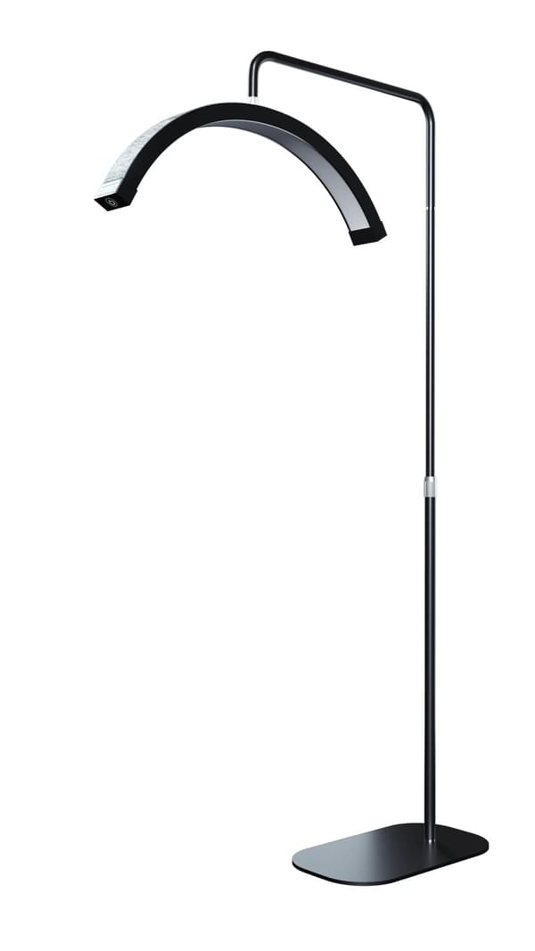 LED Halvmåne Lys, 45W Effekt, Justerbar Farvetemperatur,Sort
